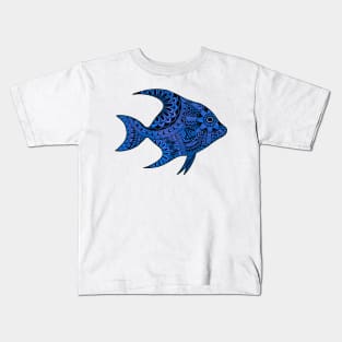 Fish (Indigo) Kids T-Shirt